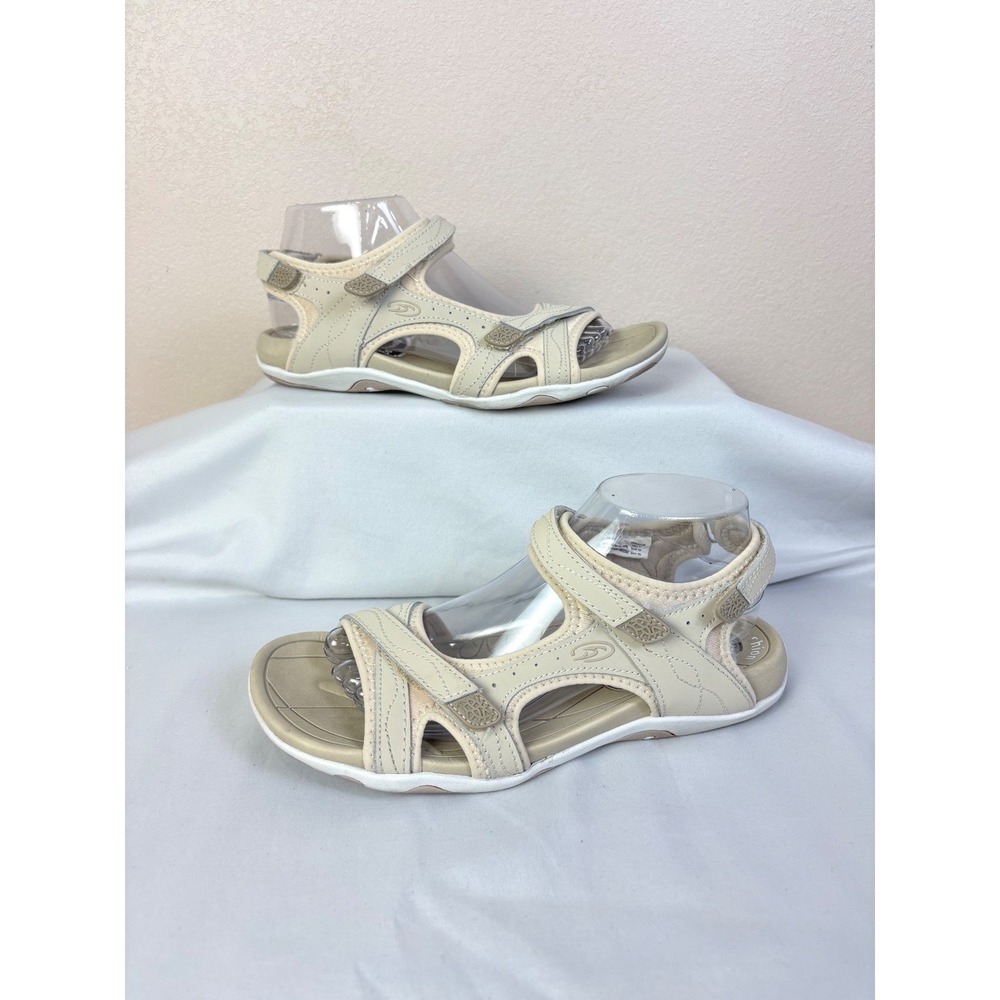 Dr. Scholl's Beige Gel Cushion Open Top Double Strap Sandals Size 8 Comfort